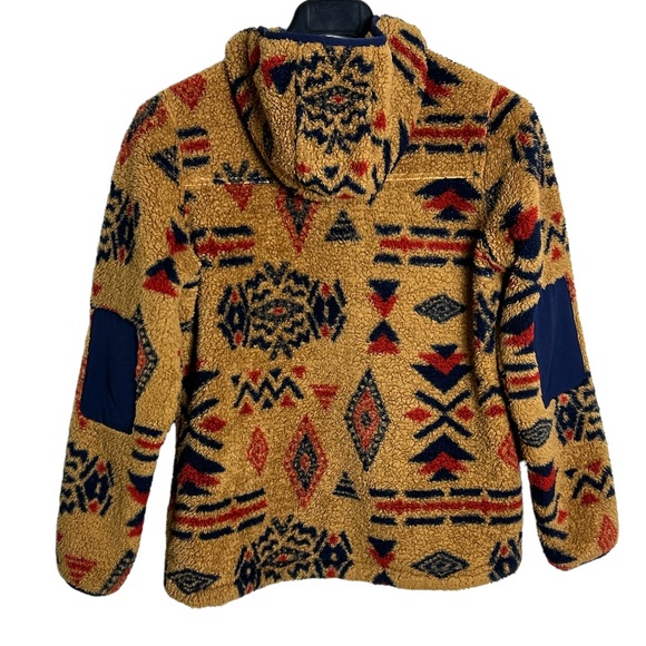 The North Face Campfire Aztec Southwestern print 1/4 zip top size M - Picture 2 of 10